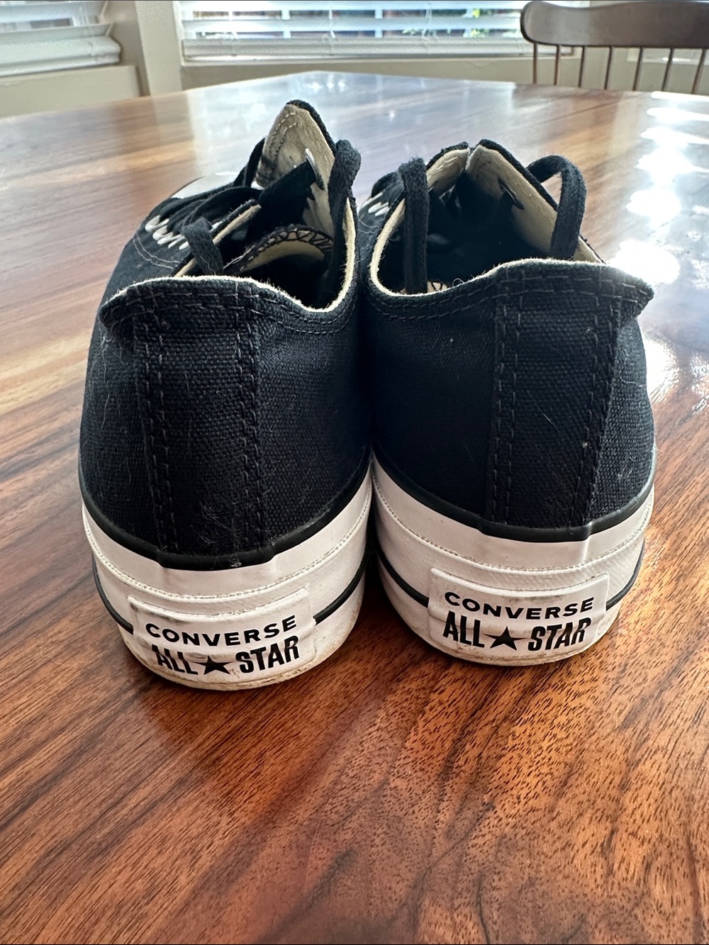 Converse Black and White Low-Top Sneakers - Picture 4 of 7